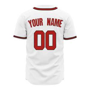 Maillot de baseball et softball personnalisé 2025 unisexe respirant à boutons avec impression par sublimation pour l'été – Nom de l'équipe - Product Image 6