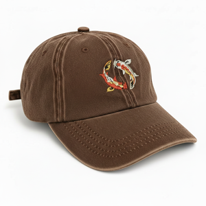 OEM ODM Baseball 6 Panel Hat Custom Embroidery Logo Adjustable <b>Flat</b> Brim Vintage Wash <b>Summer</b> Fashion Acrylic <b>Cap</b> - Product Image 1