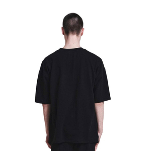 Camiseta Personalizada para Hombre, 100% Algodón, Calidad de Lujo, Hombros Caídos, Estilo Urbano, Camiseta Oversize con Rayas para Hombre - Product Image 5