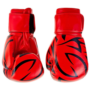 Nouveaux gants de boxe imprimés design, gants de combat professionnels lourds pour la compétition, fermeture auto-agrippante - Product Image 6