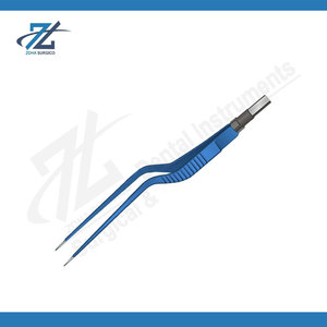 Pince de coagulation bipolaire à baïonnette de haute qualité, pointe fine 1,5 mm, en acier inoxydable de haute qualité, instrument réutilisable fabriqué au Pakistan - Product Image 3
