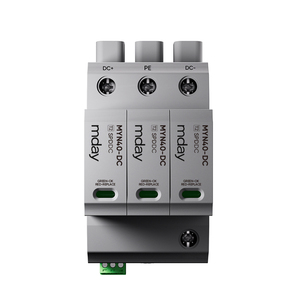 <span class=keywords><strong>MYN</strong></span> 1000V DC 3P Tiras de alimentación con protección contra sobretensiones Enchufe tipo T2 para rayos y Sistema Solar Imax 40KA Protector contra sobretensiones - Product Image 2