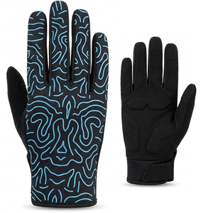 Gants de cyclisme respirants pour hommes et femmes, absorbant les chocs, compatibles avec les écrans tactiles, antidérapants, résistants à l'usure, gants de vélo de montagne à doigts entiers - Product Image 3