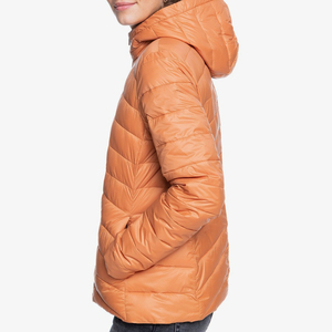 Women's <b>Long</b> Sleeve Hooded Puffer <b>Jacket</b> with Printed Breathable Cotton Filled <b>Waterproof</b> High Quality Factory Price - Product Image 5