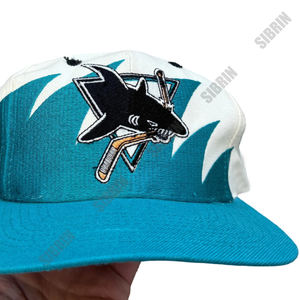 Gorra Snapback Sibrin Personalizada Premium de los San Jose Sharks con Bordado 3D, Ajustable, para Ciclismo al Aire Libre y Equipos de Hockey Profesional - Product Image 2