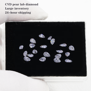 เพชรเมลีขนาด 2x3 มม. 3x5 มม. ทรงแฟนซี คัตเตอร์พีアร์ สี D ความสะอาดระดับ VVS-VS เพชรปลูกในห้องปฏิบัติการ เพชร CVD  มีสินค้าในสต็อก Eagle Diamond - Product Image 1