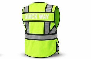 Chaleco de Seguridad Reflectante Personalizado AIRO INDUSTRIES, Venta al por Mayor de Fábrica, Alta Visibilidad, Impermeable, Transpirable, Uniforme de Poliéster/Algodón - Product Image 2