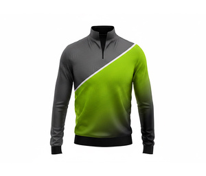 OEM/ODM Quarter Zip Sportswear <b>Jacket</b> Manufacturer <b>Men</b> Women Youth Sportswear Quick Dry Team <b>Pullover</b> - Product Image 1
