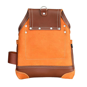 Wholesale Genuine Leather Professional <b>Carpenters</b> <b>Tool</b> Belt Set Pouches Combo Bag Custom Design Industrial Leather <b>Tool</b> Belt - Product Image 2