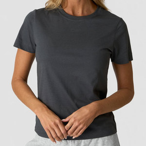 Nueva Camiseta Deportiva de Yoga 100% Algodón Jersey, para Fitness, Gimnasio, Holgada, de Secado Rápido, 180 Gsm, Ligera - Product Image 1
