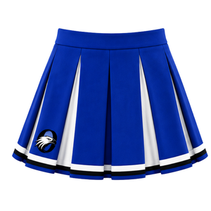 Ensemble uniforme de cheerleading bleu roi : Crop top et jupe plissée pour compétition de danse d'équipe, tenue de performance sportive - Product Image 5