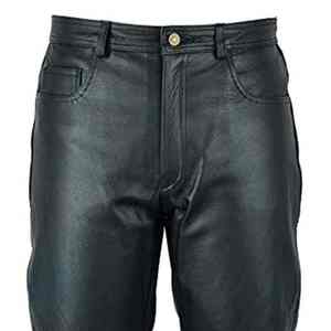 Men Fashionable Slim Fit Leather <b>Pants</b> Casual Wear Original Leather Best Quality Men Leather <b>Pants</b> For Adults - Product Image 6