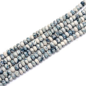 ลูกปัดพลอยสีเขียวมอสอาเกตสีเขียวธรรมชาติแบบพรีเมี่ยมรูปทรงเรียบขนาด8นิ้วทำเป็นสายสร้อยข้อมือเครื่องประดับที่สร้างสรรค์สร้อยคอของบุคคลที่สาม - Product Image 1