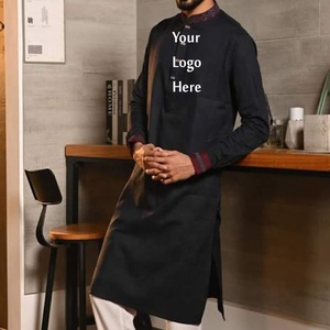 Hombres Shalwar Kameez - 100% Algodón Último Estilo Islámico Shalwar Kameez Para Hombres 100% Tela de algodón Fabricante de BD - Product Image 3