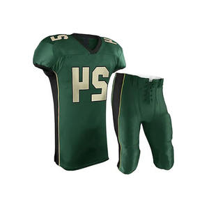 Uniforme de football américain professionnel de haute qualité pour adultes, personnalisable avec le nom et le numéro de l'équipe, protection UV, tissu respirant en maille - Product Image 6