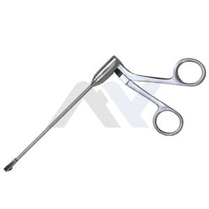 Punzón de boca ancha con punta giratoria de 90 grados, eje recto de 3.4mm, acero inoxidable, instrumentos médicos para artroplastia, artroscopia profunda - Product Image 1
