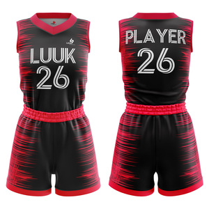 Maillot et short de basket-ball pour femmes imprimés sur mesure, uniforme d'équipe sublimé, vêtements de sport légers - Product Image 4
