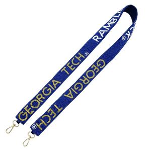 Correa de Bolso Rectangular de Algodón con Cuentas de Vidrio Estilo Deportivo de Georgia Tech, Accesorio de Bolso Hecho a Mano, Personalizable - Product Image 1