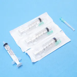 Factory Price 1ml 2ml 2.5ml 3ml 5ml 10ml 20ml 30ml 50ml 60ml 100ml Medical Vaccine Injection Disposable Syringe