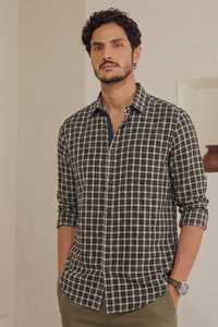 Men's Double Breasted Micro Casual Shirt 100% Cotton Breathable Summer Full Sleeve Enovate ODM - Product Image 3