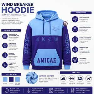 เสื้อแจ็คเก็ตมอเตอร์ไซค์ปักลาย Zeta Amicae Sorority สำหรับผู้หญิง |   เสื้อแจ็คเก็ตกันน้ำพิมพ์โลโก้ตามสั่งสำหรับฤดูใบไม้ร่วง/ฤดูหนาว - Product Image 5