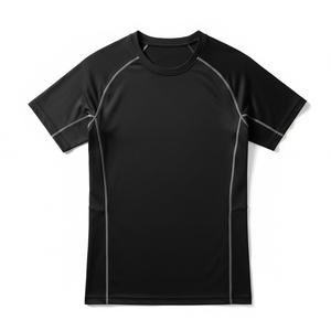 เสื้อคอมเพรสชั่นผู้ชาย แห้งเร็ว เสื้อซับในกีฬา กระชับรูปร่าง เสื้อยืดแขนยาวสำหรับออกกำลังกาย ระบายอากาศได้ดี เสื้อผ้าฟิตเนส - Product Image 1