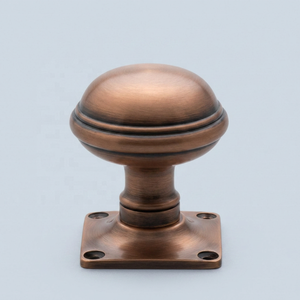 Stylish Premium Brass Round Cabinet Knob with Square Backplate High Brass Finished Durable Furniture Handle for Kitchen Drawer - Product Image 3