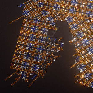 Camiseta de hombre con estampado de color sólido y pedrería, de corte holgado, para hombre, talla grande, 100% algodón, para verano. - Product Image 4