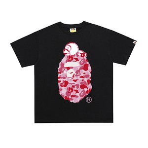 Camiseta de Hombre Bathing Ape con Estampado de Camuflaje, 100% Algodón, Moda Urbana - Product Image 5