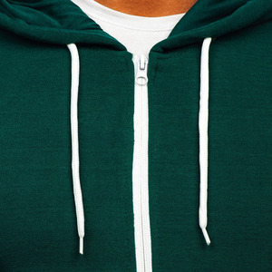 Sudaderas con capucha y cremallera para hombre, estilo nuevo, mezcla de algodón básico, buena calidad, chaquetas para hombre - Product Image 6