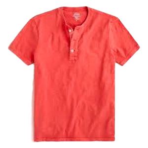 Camiseta 100% de algodón con Apertura frontal para hombre, camisa de calidad prémium de manga larga con cuello redondo, camisetas Vintage - Product Image 3