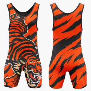 Vêtements de lutte personnalisés de haute qualité pour hommes, combinaison de lutte, vêtements d'entraînement de lutte - Product Image 2