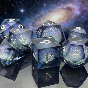 Juego de Dados de Resina de la Serie Adventure, Dados Poliédricos Multiusos para Juegos de Mesa Profesionales de DND RPG, Dados de Juego al por Mayor - Product Image 6