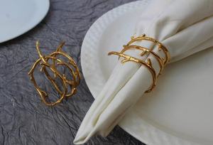 Anillos de Servilleta Huecos de Latón Plateado para Boda, Modernos, Ecológicos, Duraderos, Accesorios Decorativos para Mesa, Porta Servilletas, Precio Bajo - Product Image 6
