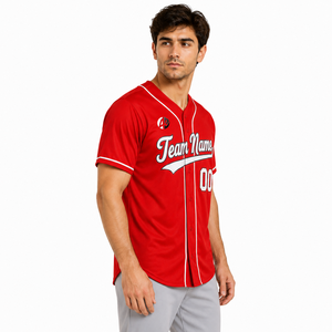 Elegante camiseta de béisbol que ofrece comodidad duradera y libertad de movimiento para entrenamientos de equipo y uso en partidos, con calidad confiable. - Product Image 4