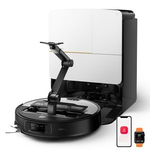 หุ่นยนต์ดูดฝุ่นและถูพื้น 22000Pa รุ่นบางพิเศษ พร้อมฐานวางแขนกล - Product Image 1