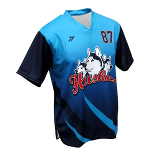 Softball Jersey Sublimation Print Fastpitch Shirts Custom Baseball Uniform Team Logo Name Breathable Polyester Factory Direct - Product Image 1