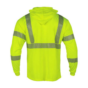 เสื้อยืดสะท้อนแสงสำหรับทำงานผู้ชาย แห้งเร็ว เสื้อยืดนิรภัย - Product Image 3