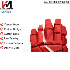 Gants de hockey OEM avec logo personnalisé, gants de protection pour l'entraînement et les matchs, équipement sportif, approvisionnement en gros - Product Image 4