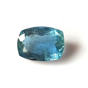 Piedra Preciosa Suelta de Aguamarina Azul Santa María Natural de 2.60 Quilates, Corte Cojín Facetado, Translúcida - Product Image 1