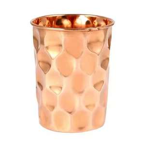Juego Premium de 2 Tazas de Cerámica y Cobre, Elegantes Vasos Hechos a Mano, Directo de la India - Product Image 2