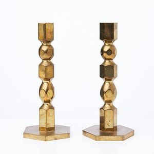 Porte-bougie décoratif de qualité supérieure, décoration de table, centre de table, porte-bougie luxueux couleur or - Product Image 1