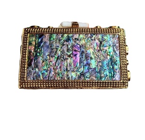 Nácar de latón de lujo hecho a mano para damas diseñador noche y boda fiesta monedero bolsos de moda para fiestas - Product Image 1