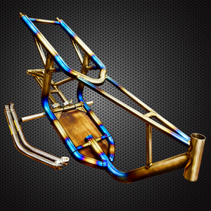 OEM Titanium Alloy Motorcycle Chassis Frame for Aftermarket Applications - Product Image 1