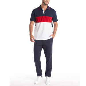 T-shirt de golf décontracté personnalisé de haute qualité pour hommes, respirant, écologique, à manches courtes, grandes tailles, OEM disponible - Product Image 3