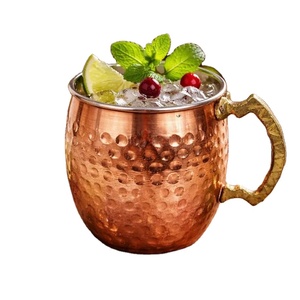 Tazas de Cobre Sólido para Moscow Mule, 99.9% Cobre, con Remaches, de Larga Duración, Tazas de Cerveza de Cobre de Calidad - Product Image 4