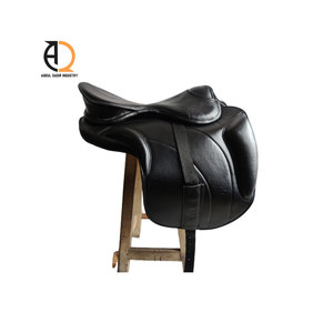 Selle de dressage pour cheval, de haute qualité, en cuir et respirante - Product Image 4