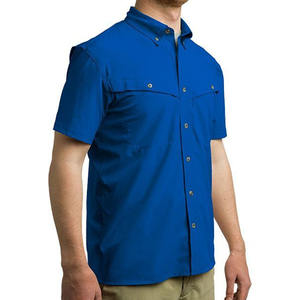 Camisa de Pesca de Manga Larga para Hombre, 100% Poliéster, Diseño con Botones, Secado Rápido y Transpirable, Resistente al Viento, UPF 50, Talla Grande - Product Image 3
