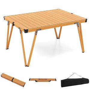 Mesa de Picnic Plegable Portátil para Acampar con Bolsa de Almacenamiento, Superficie Impermeable para Uso en Exteriores - Product Image 5