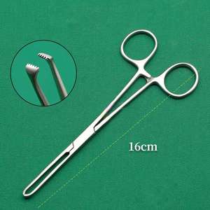 Pince à tissus Allis de haute qualité 16 cm à 4x5 dents, instrument chirurgical manuel pour la préhension intestinale, certifiée CE par Dentavex - Product Image 1